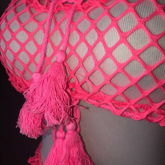 Fishnet Tie Front Beach Co-Ord - Picture 6 of 6